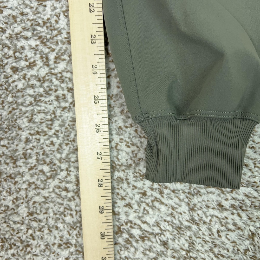 Lululemon Pants Womens 4 Green Stretch Jogger High Rise Pockets Workout Gym - Picture 7 of 10
